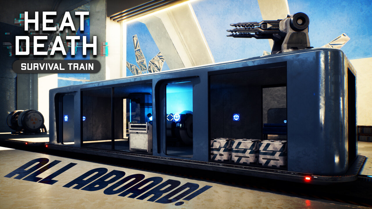 Surviving ENDLESS Days Of HEAT DEATH On A SCI-FI Future Train!