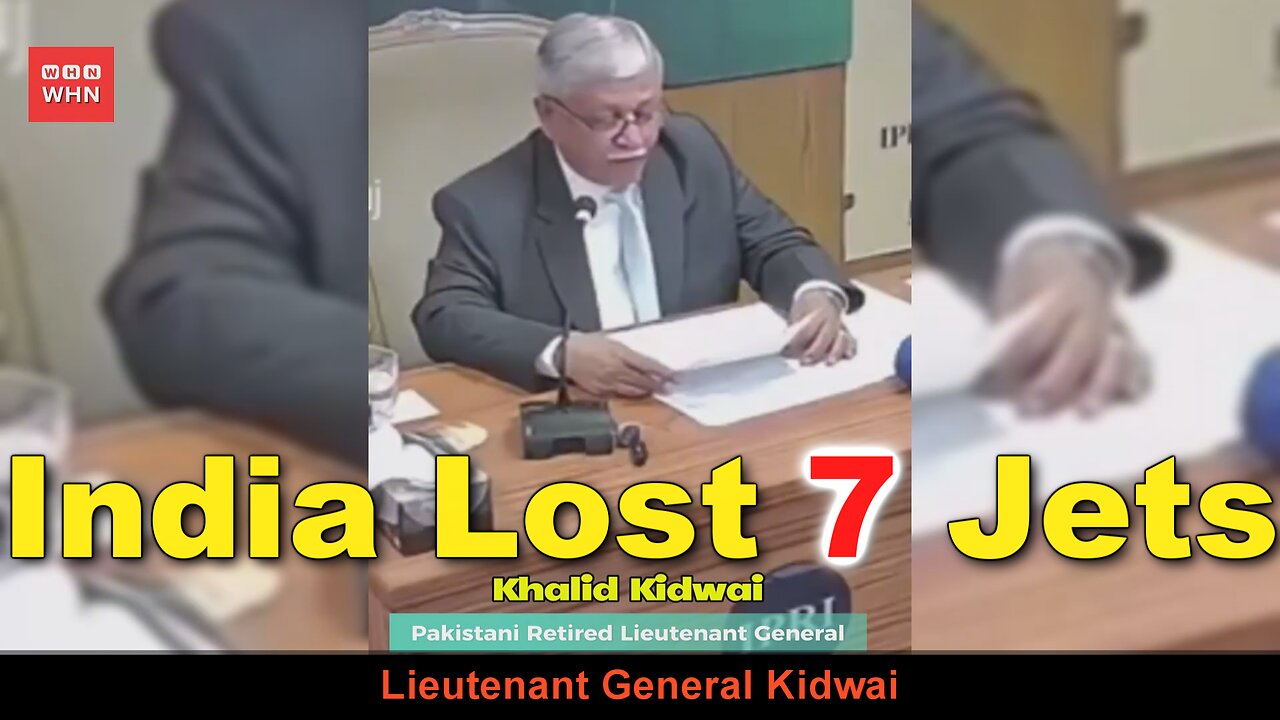 Pakistan Lt. Gen. Khalid Kidwai: India lost 7 jets, here are tail numbers!