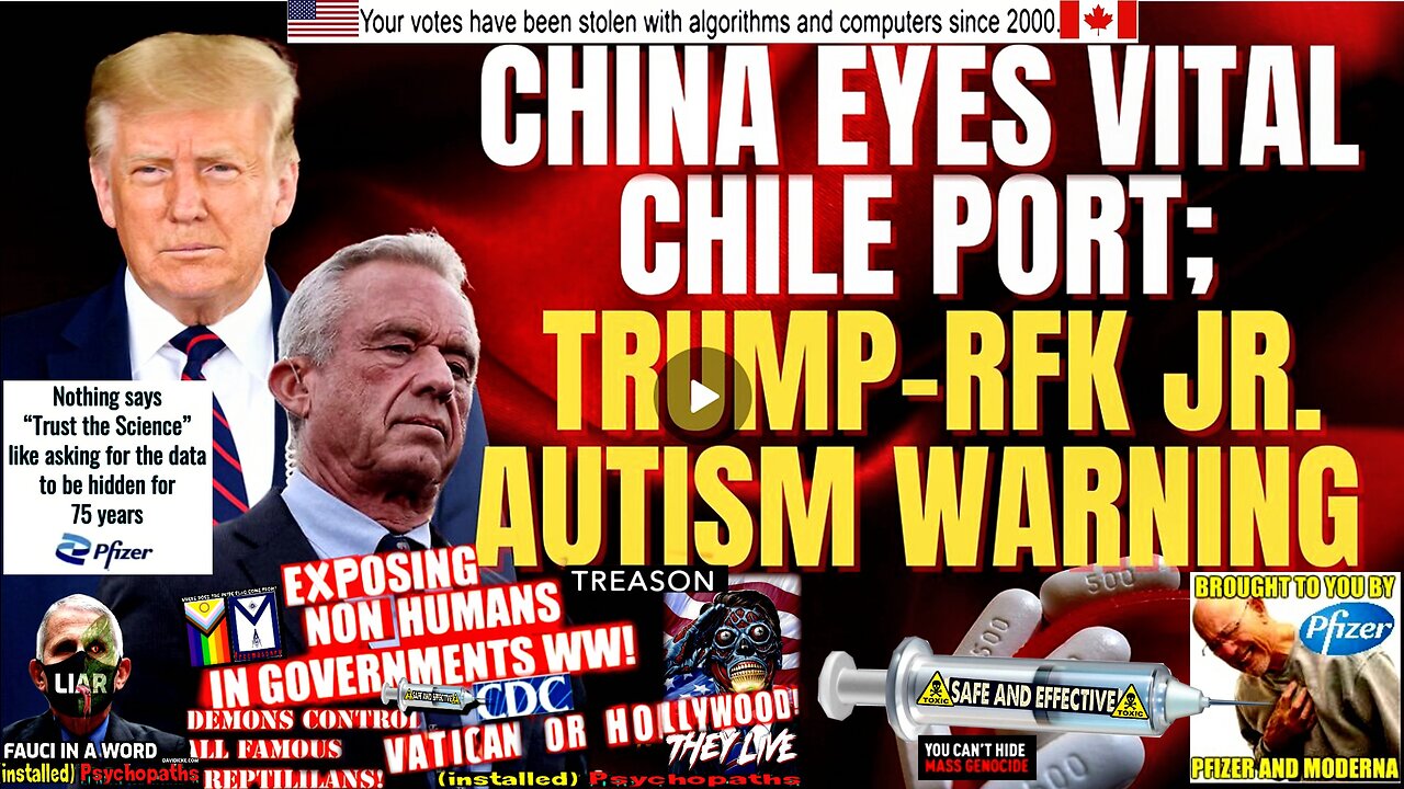 China Eyes Vital Chile Port; Trump-RFK Jr. Acetaminophen Autism Warning (compilation version)