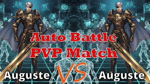 Auguste Vs Auguste: AI vs. AI | 5v5 Auto-Battle Simulation