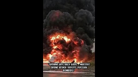 Ukraine Hits Back HARD - Massive Drone Attack Targets Russian Bombers!"