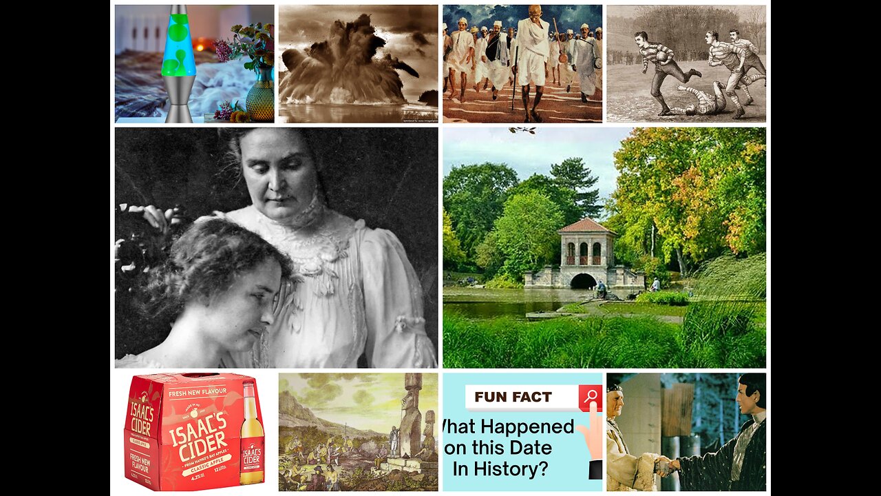 THIS DATE IN HISTORY - Apple Cider, Illegal Salt, Lava Lamp Day and MORE! 04/05/25