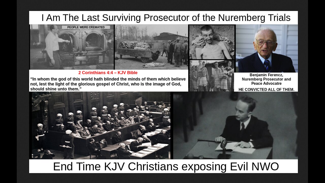 I Am The Last Surviving Prosecutor of the Nuremberg Trials