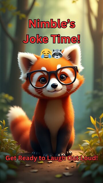 Stuck in an Elevator | Nimble the Raccoon’s Funniest Jokes Ever! 😂🐾