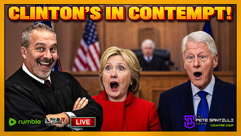 Congress Will Find Clintons In Contempt of Congress & Will Be Indicted | COUNTER COUP WITH PETE SANTILLI 1.21.26 5PM