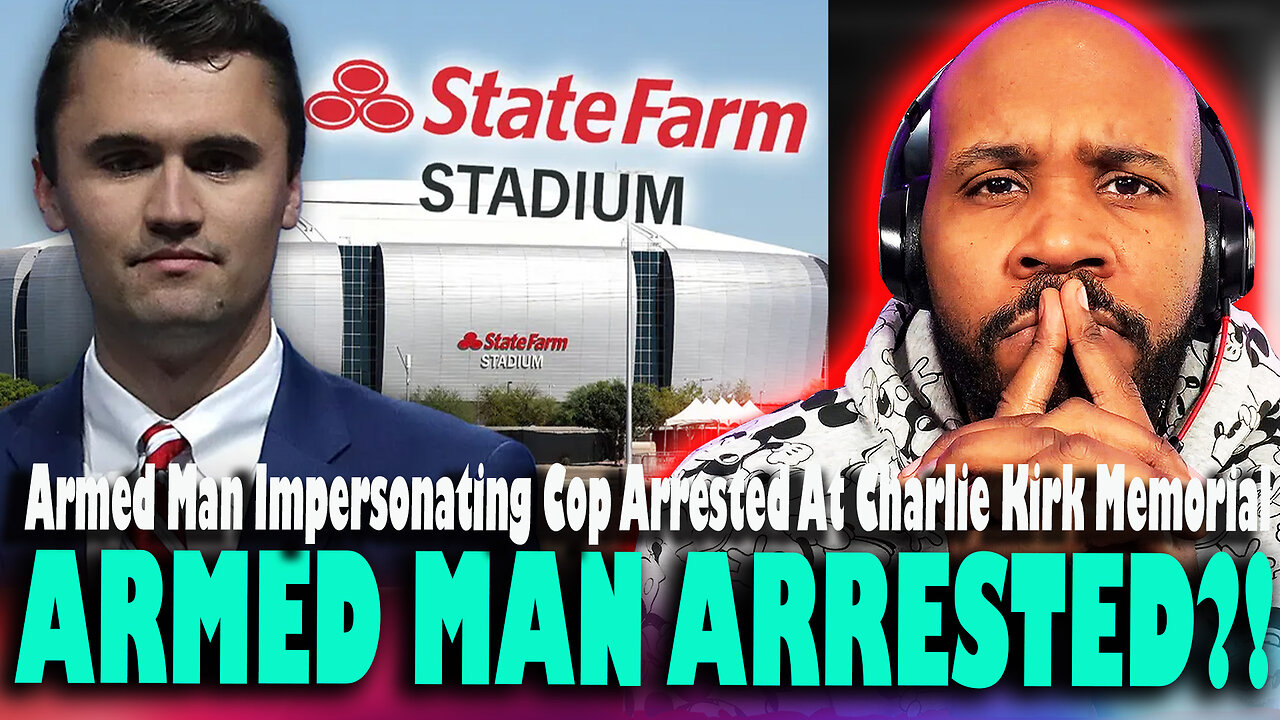 WHOA! Secret Service Arrest Armed Man Impersonating Cop At Charlie Kirk Memorial!