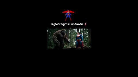 Bigfoot fights Superman