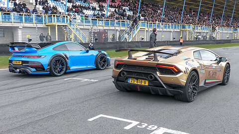 Sportscars Drag Racing - 1000HP Civic, BRABUS 800 E63, Milltek Golf 8R, 840HP RS3, Techart GT Street