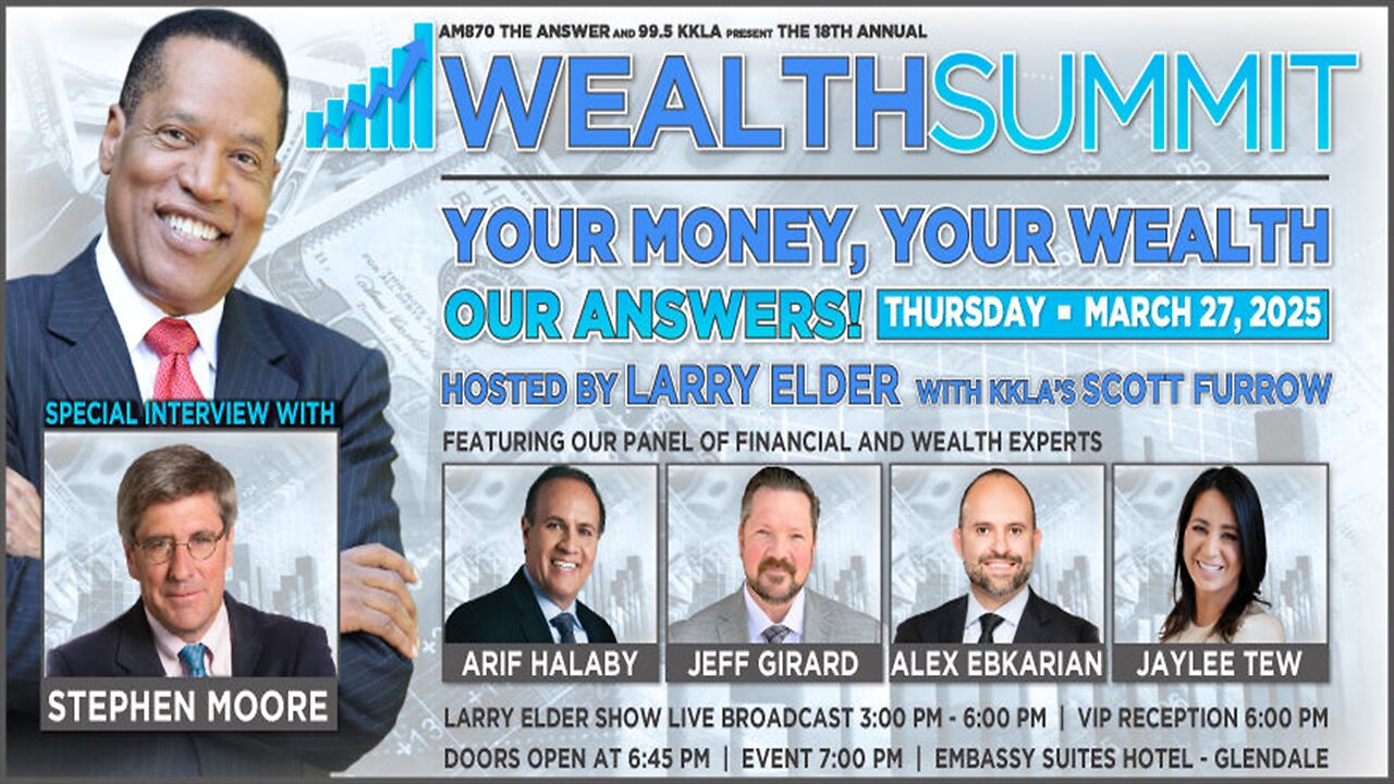 Pastor Scott Show Interview - Larry Elder on the 2025 Wealth Summit