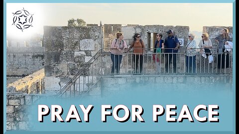 We pray for the peace of Jerusalem during our time at the Western Wall