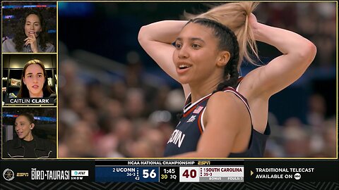 Caitlin Clark on Paige Bueckers fit with Dallas Wings in WNBA | UConn Huskies women's basketball