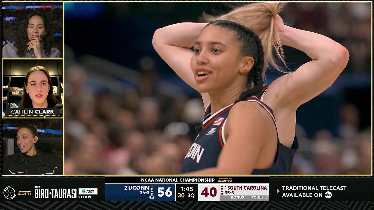 Caitlin Clark on Paige Bueckers fit with Dallas Wings in WNBA | UConn Huskies women's basketball