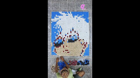 INSANE! Gojo Satoru 3D Art Made from 1,872 Bottle Caps 🤯