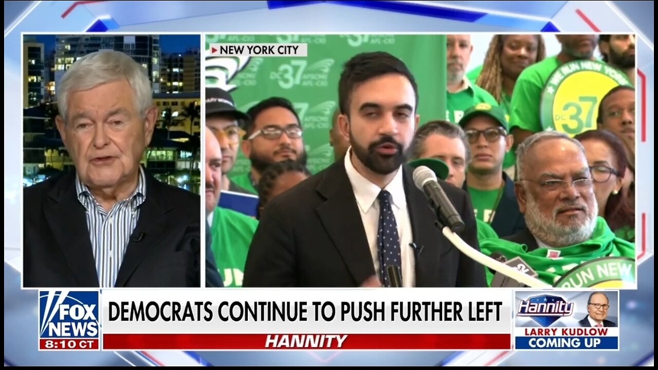 Newt Gingrich: Mamdani Will Turn NY Into Caracas