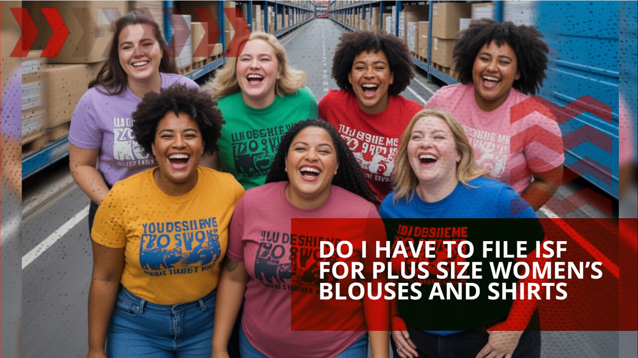 Do I Have To File ISF For Plus Size Women's Blouses And Shirts