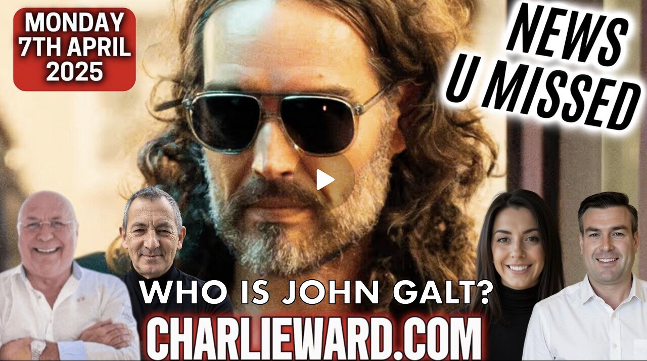 CHARLIE WARD DAILY NEWS U MISSED. ASIAN MARKETS COLLAPSING. RUSSEL BRAND MOST RECENT TARGET. SGANON