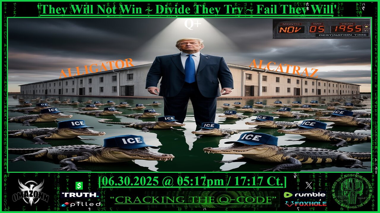 "CRACKING THE Q-CODE" ~ They Will Not Win ~ Divide They Try ~ Fail They Will'