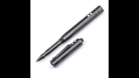 A Fine Writing Pen That Hides Red Lightsaber, Flashlight & Stylus