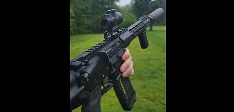 B&T Print XH RBS Titanium Silencer - 10.5" 5.56 FRT