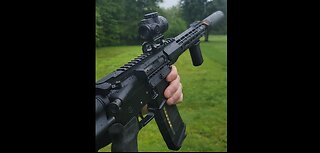 B&T Print XH RBS Titanium Silencer - 10.5" 5.56 FRT