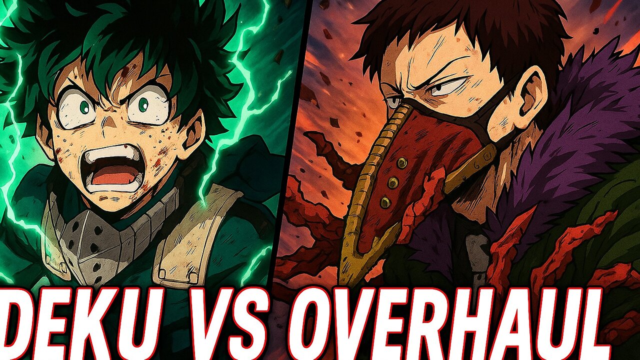 🔥 ¡Deku vs Overhaul! La Pelea Más Brutal de la Temporada 7 🔥