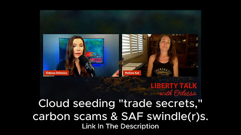 Cloud seeding "trade secrets," carbon scams & SAF swindle(r)s.
