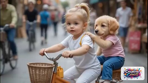 Adorable Baby Girl and Her Puppy's Sweetest Day Out at McDonald's