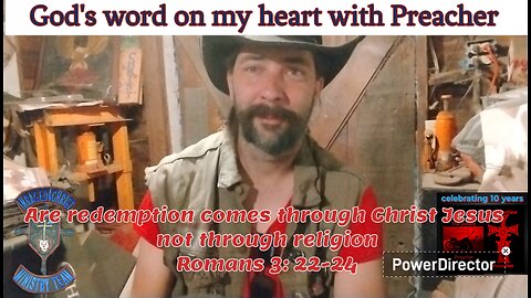 Are redemption comes through Christ Jesus not through religionRomans 3: 22-24 #theoutlawpreacher