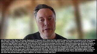 Neuralink | "Part of the Reason for Neuralink, to Help Achieve A Better Human AI / Symbiosis...Interwoven Human & Machine Intelligence...We Effectively Become ONE With the AI...a Form of Immortality..." - Elon Musk + Daniel 2