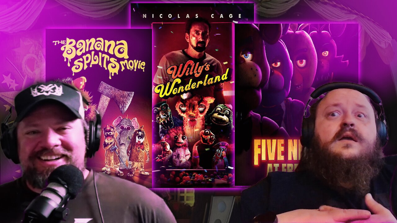 Animatronic Horror Movie Review: Five Nights at Freddys, Willys Wonderland, Banana Splits.
