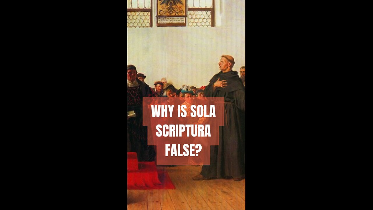 WHY IS SOLA SCRIPTURA FALSE?#truth #jesus #mary #joseph #ihs #church #bible #christian #saints #tri