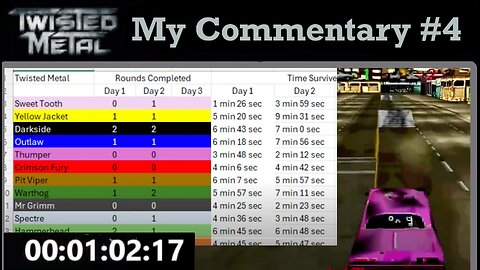 Twisted Metal, My Commentary #4, HD 720p