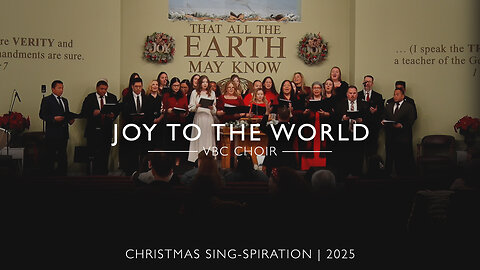 Joy to the World (VBC Choir) | Christmas Sing-spiration 2025
