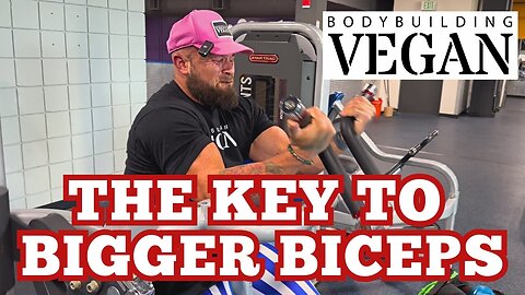 Preacher Curls 101: How to Grow your Biceps with MACHINE Preacher Curls! TheBodyBuildingVegan