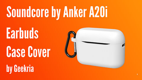Soundcore by Anker A20i Ecarbuds Case Cover | Geekria