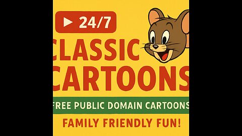 Classic Cartoons 24/7 | Free Public Domain Cartoons | Family friendly Fun!