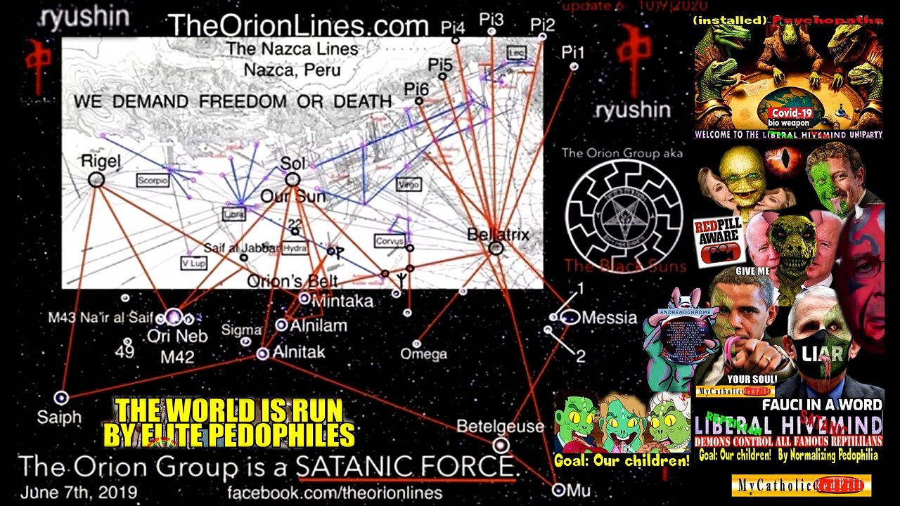 Nazca Lines & The Orion Group Explained by Ryushin Malone ('The Black Sun' compilation version)