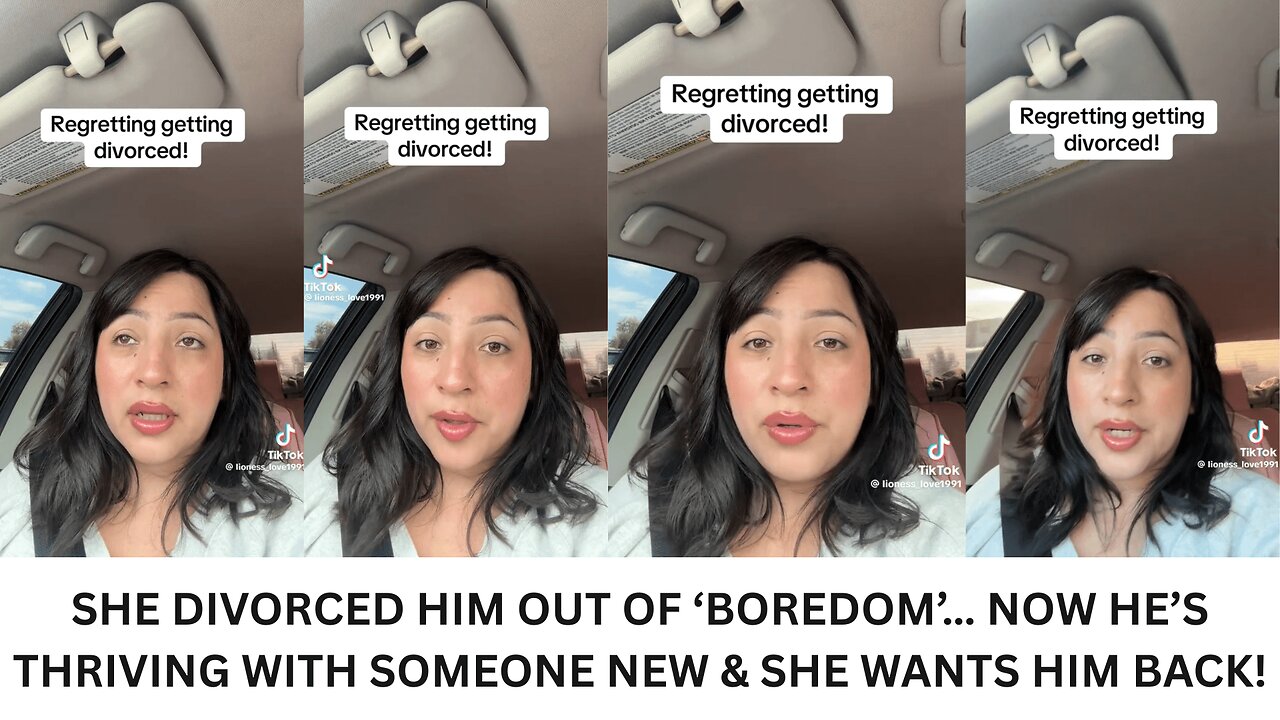 SHE DIVORCED HIM OUT OF ‘BOREDOM’… NOW HE’S THRIVING WITH SOMEONE NEW & SHE WANTS HIM BACK!