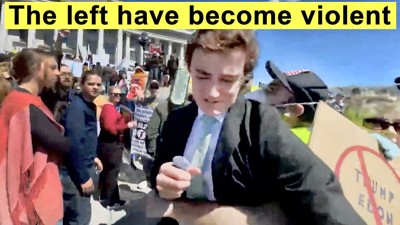 I Got Attacked By Anti-Elon & Anti-Trump Protesters