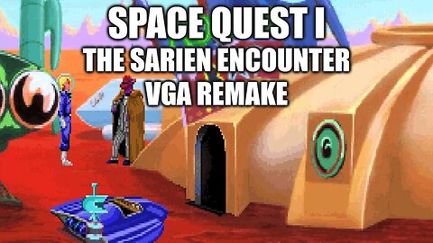 Space Quest 1: The Sarien Encounter (VGA) - Walkthrough / Playthrough (Full Game) [SCUMMVM - LINUX]