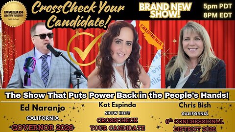 CrossCheck Your Candidate LIVE 5PM PDT/8PM EDT