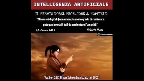 VEXILLE - INTELLIGENZA ARTIFICIALE: IL RISCHIO DELLA FINE DELL'UMANITÀ RACCONTATA TRAMITE UN CARTOON DEL 2007