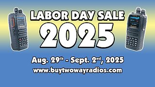 Labor Day Sale 2025 at Buy Two Way Radios!