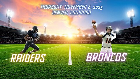 Las Vegas Raiders @ Denver Broncos, Week 10, Diggin' Deeper Into the NFL