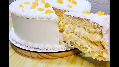 Receita de bolo de abacaxi