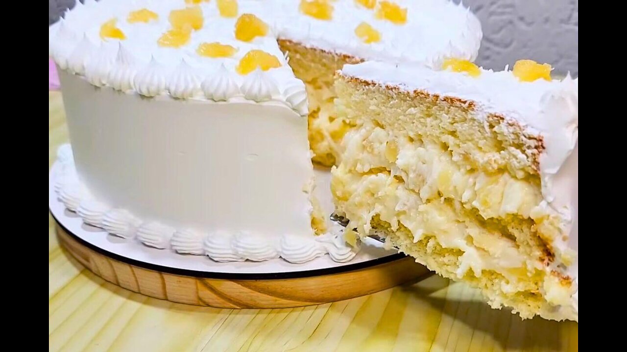 Receita de bolo de abacaxi