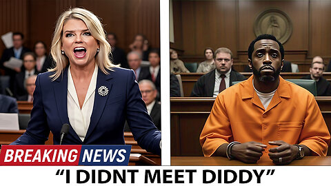 1 MINUTE AGO: Diddy & Pam Bondi’s Secret Meeting, You Won’t Believe What Happened Next