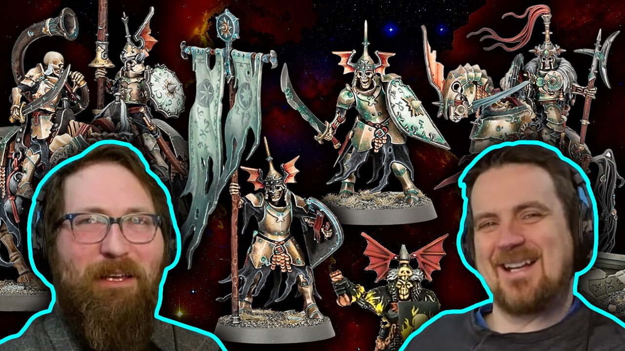 Soulblight Gravelords - Old Skeleton Miniatures - Tom and Ben