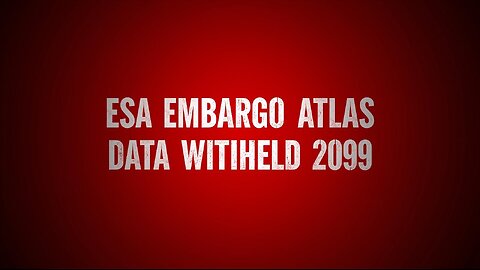 🚨 RED ALERT: ESA Embargoes 3i/ATLAS Spectroscopic Data for 74-Years, Confirming Alien Spacecraft