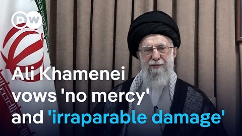 Iran's Khamenei vows 'no mercy' to Israel, US strikes will cause 'irreparable damage' | DW News